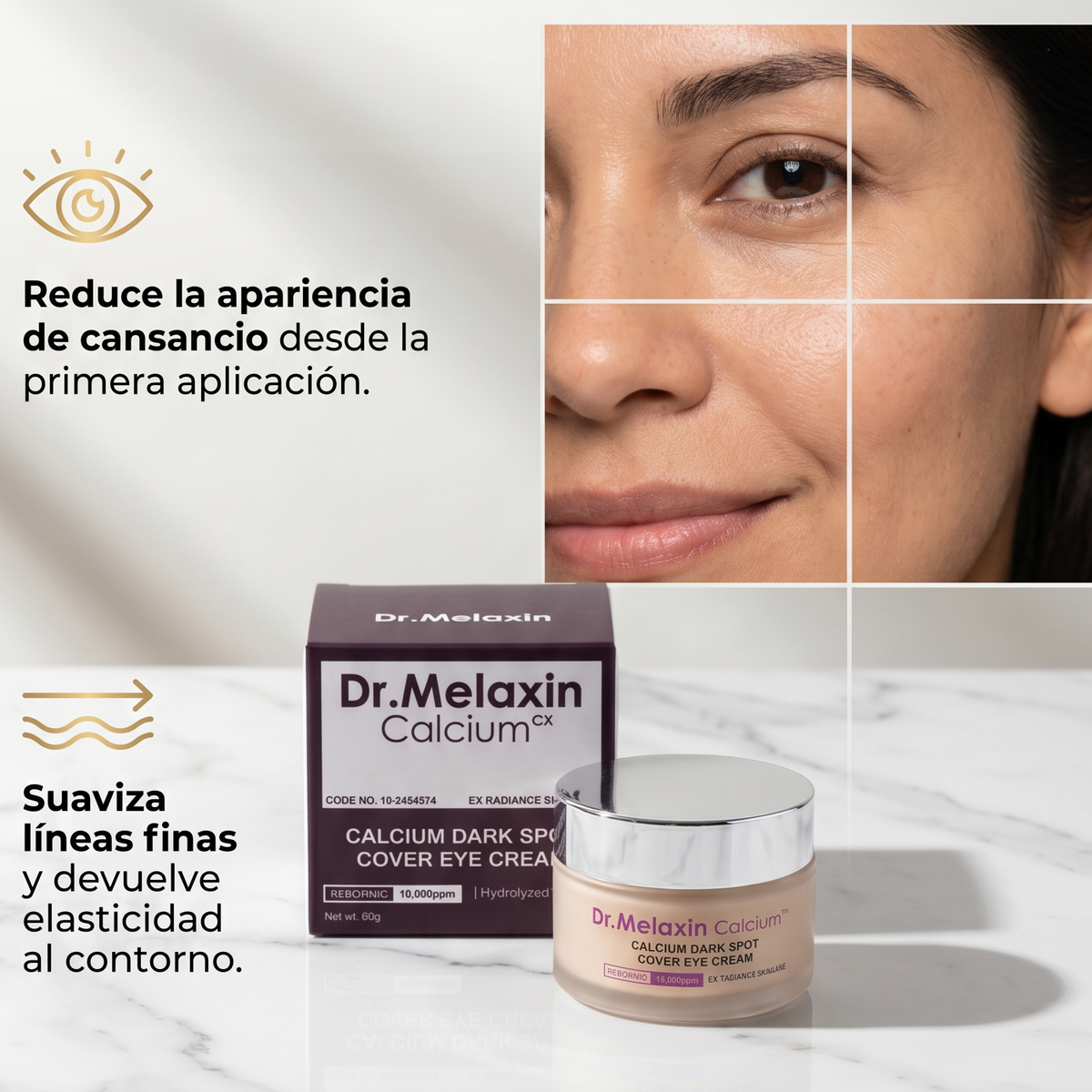 Dr. Melaxin Calcium Cover Eye 60gr | !!OFERTA VALIDA SOLO POR HOY!!