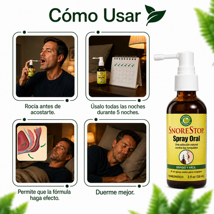 Spray oral antironquidos SnoreStop