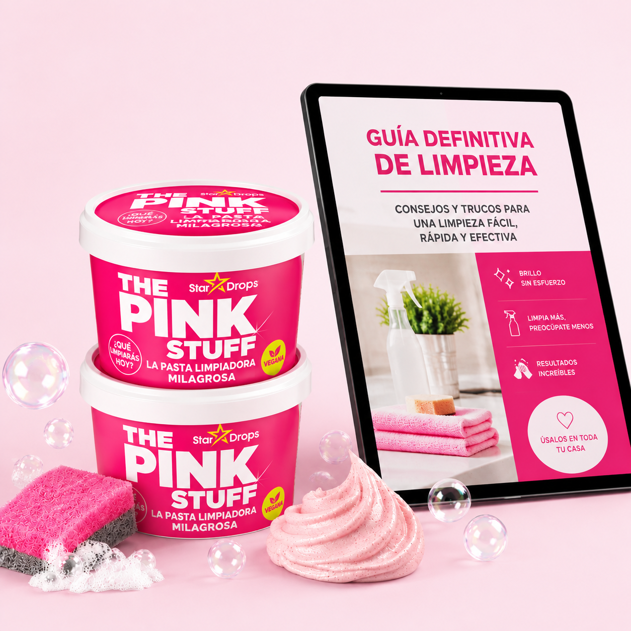 The Pink Stuff Crema limpiadora