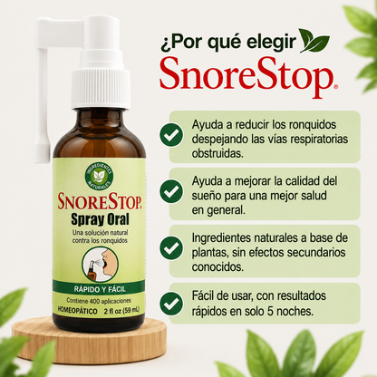 Spray oral antironquidos SnoreStop