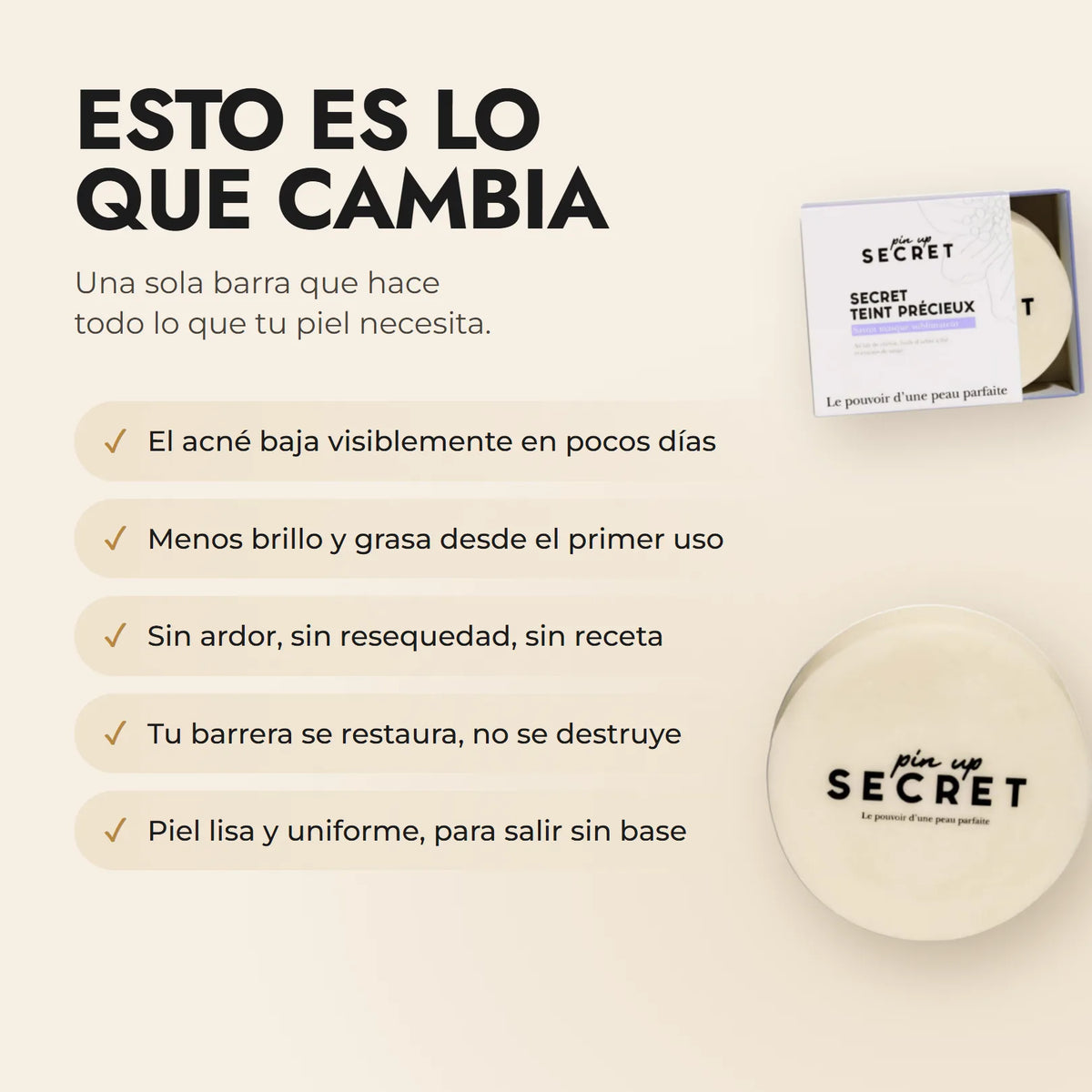 Secret Teint Précieux — Tratamiento Jabón Mascarilla para el Acné
